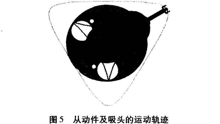 高速裝盒機(jī)取盒機(jī)構(gòu)從動(dòng)件及吸頭的運(yùn)動(dòng)軌跡.jpg